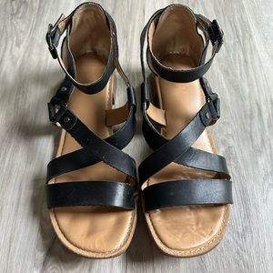 Franco Sarto black sandals